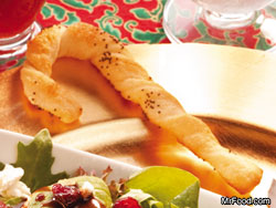 Candy Cane Bread Sticks
