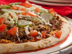 Cheeseburger Pizza