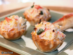 Cheesy Crab Cups