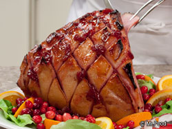 Cherry Citrus Glazed Ham