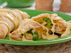 Chicken Divan Puffs