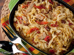 Chicken Fettuccine Casserole