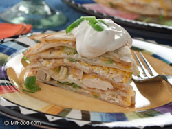 Chicken Tortilla Cake 