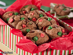Chocolate Candy Cookies 
