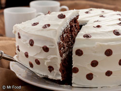Chocolate Polka Dot Cake