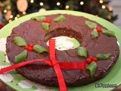 Chocolate Wreath Fudge
