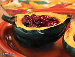 Cranberry Stuffed Squash