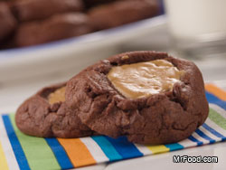 Double Chocolate Peanut Butter Thumbprints 