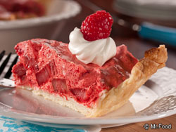 Light & Airy Raspberry-Rhubarb Pie