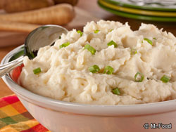 Fast Mashed Potatoes and Parsnips