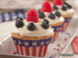 Fourth of July Cupcakes 