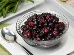 : Fresh Blueberry and Cranberry Relish 