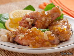 Glazed Macadamia Chicken Wings