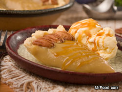 Gooey Amish Caramel Pie 