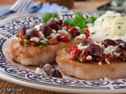 Greek Style Baked Pork Chops