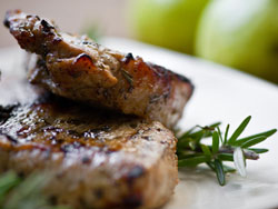 Grilled Balsamic Pork Chops 