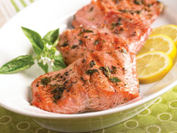 Grilled Herbed Salmon