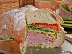 Ham and Pepper Stack