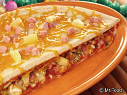 Hawaiian Stuffed Pizza