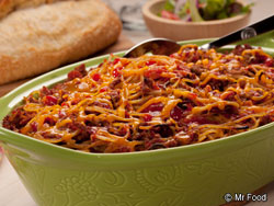 Layered Spaghetti Casserole