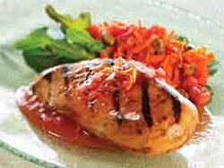 Maple Citrus Watermelon Glazed Chicken 