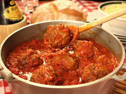 Meatballs and Sunday Sauce