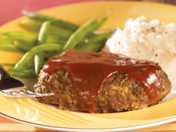 Mini BBQ Meat Loaves