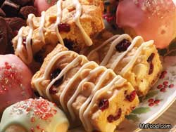 Mistletoe Cookie Bars