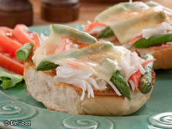 New England Cheesy Crab Melt