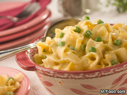 Noodles, Peas and Cheese 