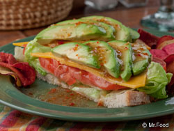 Open Faced Avocado Sandwiches