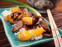 Orange Beef Teriyaki