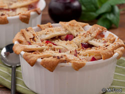 Orchard Plum Cobbler 