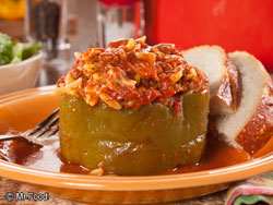 Orzo Stuffed Peppers