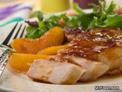 Peach Glazed Pork 