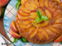 Peach Upside-Down Cake