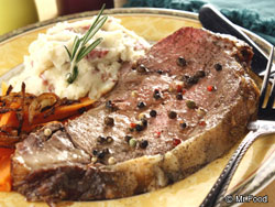 Pepper-Crusted Prime Rib