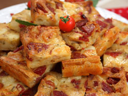 Pepperoni Pie Squares