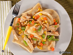 Pierogi Chicken Bake