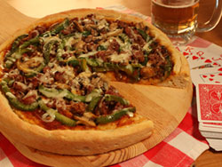 Poker Night Pizza