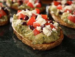 Potato Plank Bruschetta