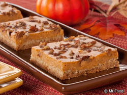 Pumpkin Cheesecake Squares