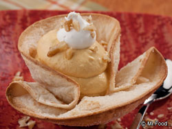 Pumpkin Mousse Baskets 