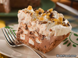 Rocky Road Ice Cream Pie 