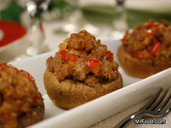 Sausage-Stuffed Mushrooms