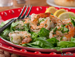 Shrimp Scampi Salad