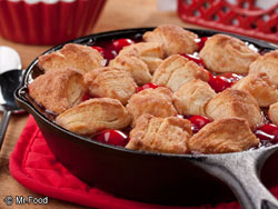 Skillet Cherry Cobbler 