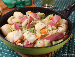 Skillet Corned Beef and Cabbage