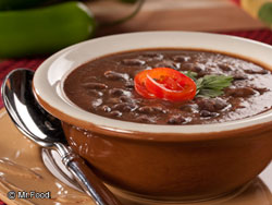 Spicy Black Bean Potato Soup
