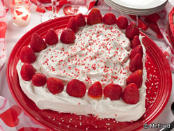 Strawberry Sweetheart Cake